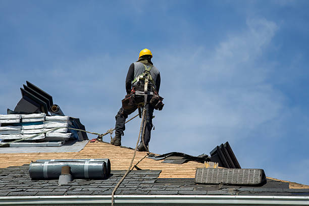 Professional Flat Roof Repair technician working in New Bremen, OH